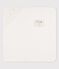 Quadratisches Baby-Badetuch aus Bio-Baumwolle weiss MARSHMALLOW/weiss MULTICO