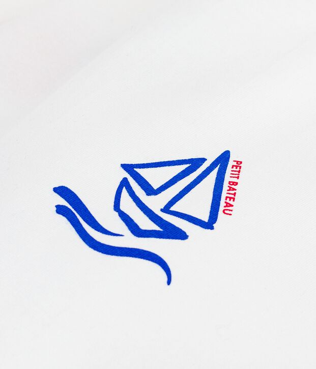 Kurz&auml;rmeliges Unisex T-Shirt aus einfarbiger Baumwolle weiss