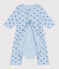 Baby-Bodyjama ohne Füßchen aus Baumwolle mit Wal-Motiv blau TOUDOU/ ALASKA