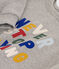 Jungen-Sweatshirt aus Molton  grau CHATON CHINE