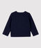 Baby-Cardigan aus gestepptem Doppeljersey. blau SMOKING