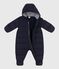 Baby-Schneeanzug aus Polyester blau SMOKING