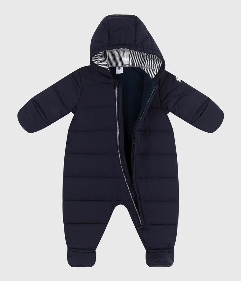 Baby-Schneeanzug aus Polyester blau