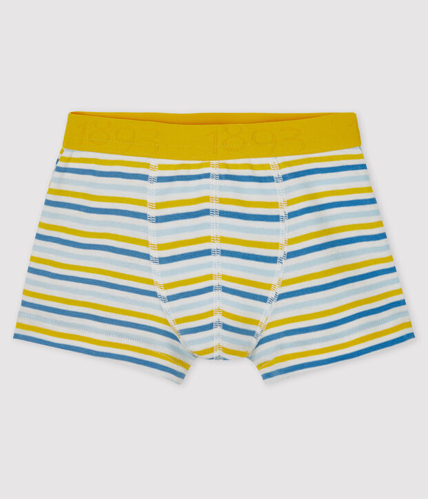 Boxershorts f&uuml;r kleine Jungen weiss/vielfarbig