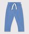 Baby-Jogginghose aus einfarbiger Baumwolle blau