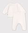 Baby-Set aus Strick mit Jacquard-Herzen rot/rot