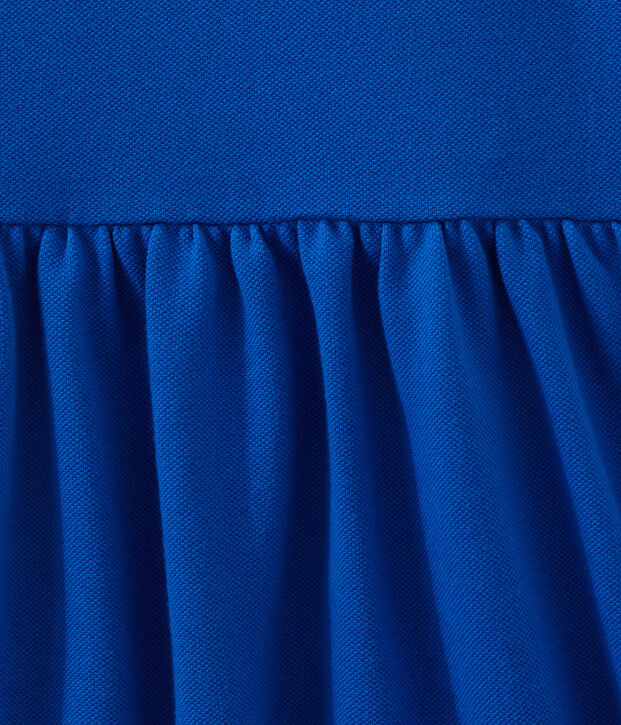 Dieses M&auml;dchen-Kurzarmkleid blau