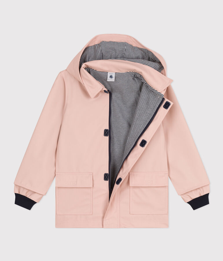 Ikonische Regenjacke f&uuml;r Kinder rosa SALINE