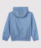 Kinder-Windjacke aus recyceltem Polyester für Jungen blau SURF/weiss MARSHMALLOW