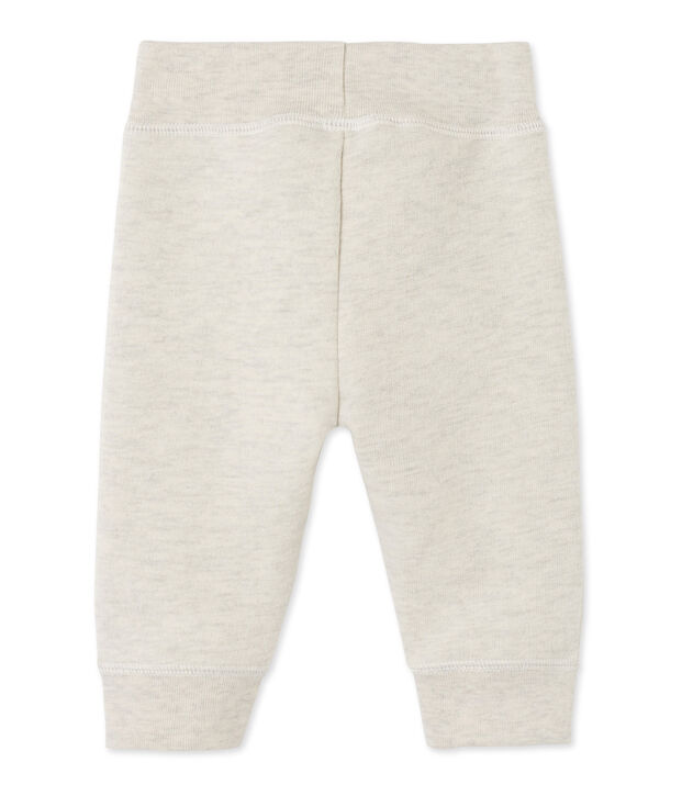 Baby-Jungen-Jogginghose aus Molton beige
