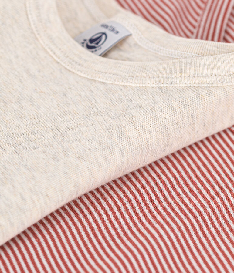 2er-Set kurz&auml;rmelige Kinder-T-Shirts aus Baumwolle vielfarbig