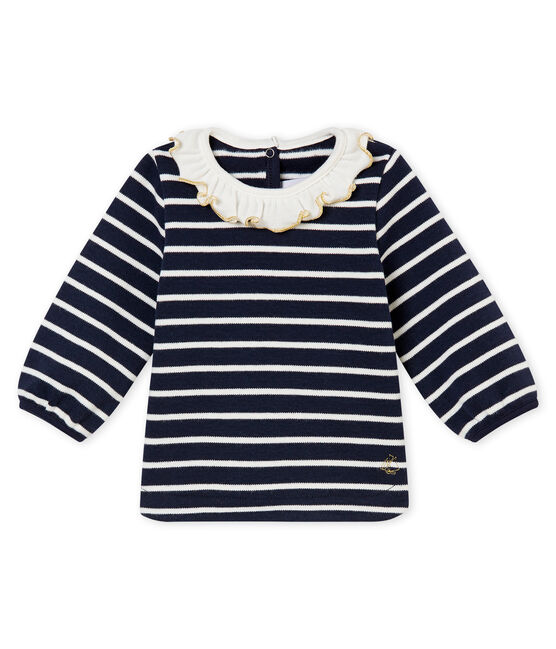 Baby MädchenStreifenshirt blau SMOKING/weiss MARSHMALLOW