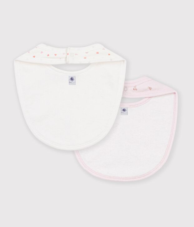Set Baby-L&auml;tzchen aus Baumwolle mit Blumenmotiv vielfarbig