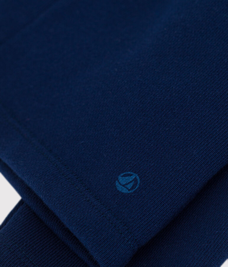 Baby-Cardigan aus einfarbiger Baumwolle blau