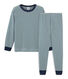 Rippstrick-Pyjama für kleine Jungen