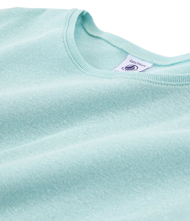 Kurz&auml;rmeliges Kinder-T-Shirt M&auml;dchen blau