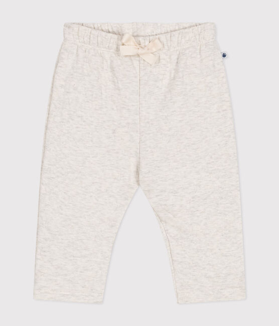 Baby-Hose aus gestepptem Doppeljersey beige MONTELIMAR CHINE