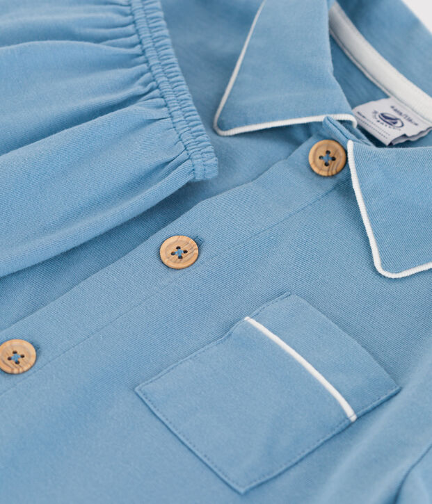 Kinderpyjama aus Jersey f&uuml;r Jungen blau