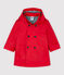 Baby-Trenchcoat für Mädchen rot TERKUIT