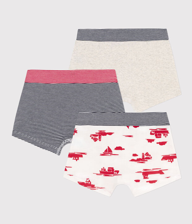 3er-Set &bdquo;Le Havre&ldquo;-Boxershorts aus Baumwolle f&uuml;r Jungen vielfarbig