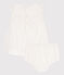 Baby-Kleid mit Bloomers in Broderie Anglaise weiss MARSHMALLOW