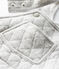 Lange Baby-Latzhose für Jungen grau BELUGA CHINE