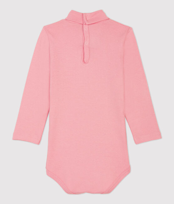 Baby-Body aus Baumwolle rosa CHARME