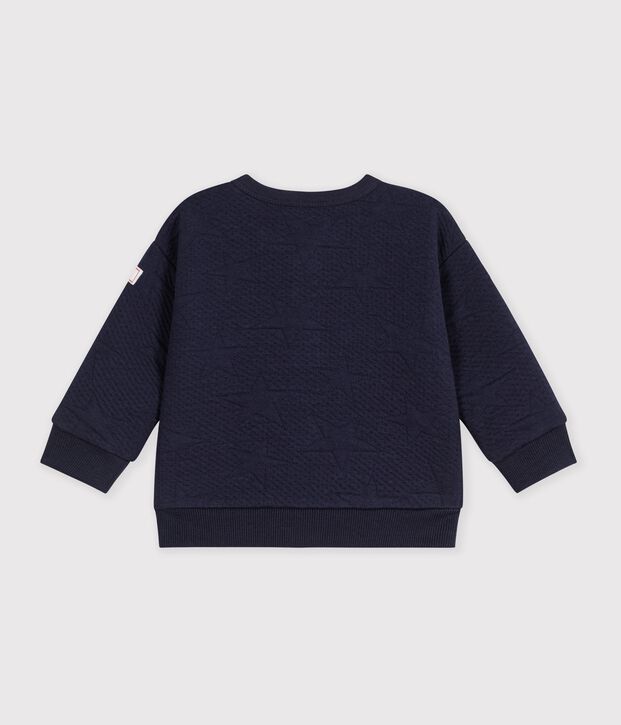Baby-Cardigan aus festem Baumwollstoff mit Sternmotiv SOIR