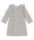 Baby MädchenKleid mit Marinestreifen