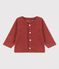 Baby-Cardigan aus Frottee braun OMBRIE