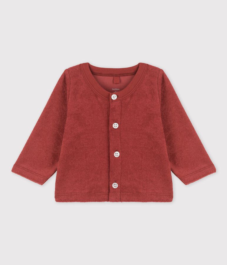 Baby-Cardigan aus Frottee braun OMBRIE