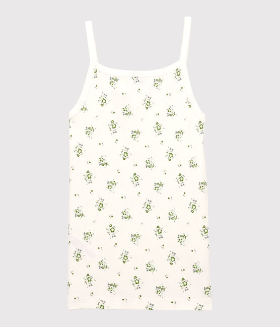 Trägershirt L’ICONIQUE aus Baumwolle für Damen weiss MARSHMALLOW/weiss MULTICO