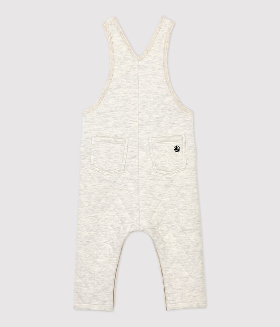 Gesteppte Baby-Latzhose. beige MONTELIMAR CHINE