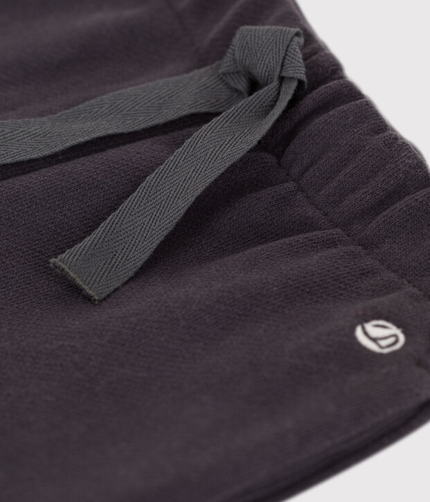 Baby-Hose aus Molton grau