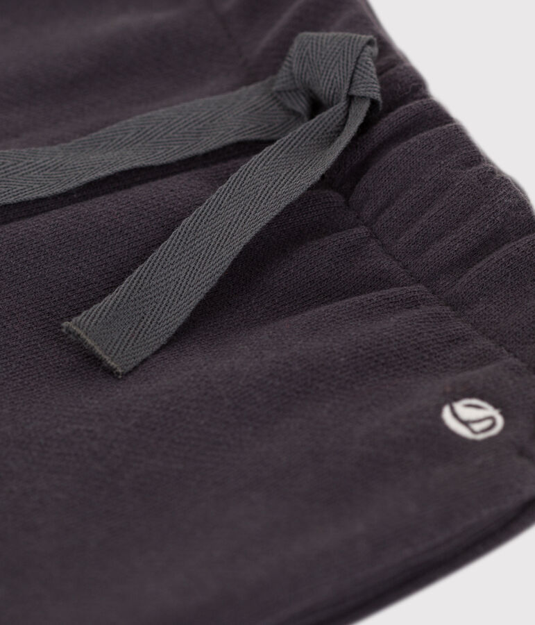 Baby-Hose aus Molton grau