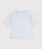 Damen-T-Shirt LE BOXY aus Baumwolle GOMME/ MARSHMALLOW