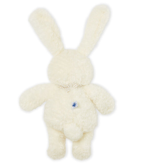 Baby-Kuschelhäschen mit einer eingebauten Spieluhr aus Sherpa weiss MARSHMALLOW