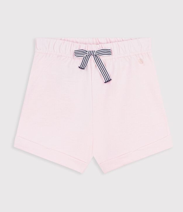 Baby-Shorts aus einfarbiger Baumwolle BARELY