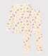 Körpernaher Kinderpyjama aus Baumwolle mit Roller-Printmotiv