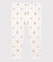 Bedruckte Baby-Leggings aus Baumwolle für Mädchen weiss MARSHMALLOW/weiss MULTICO