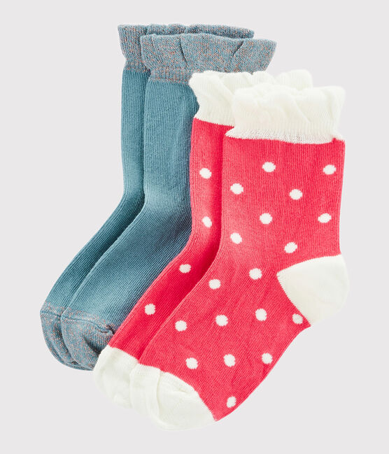 Set aus 2 Paar Kinderstrümpfen Mädchen variante 2