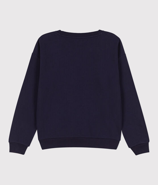 Sweatshirt aus Baumwolle für Damen blau SMOKING