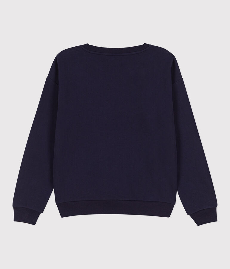 Sweatshirt aus Baumwolle f&uuml;r Damen blau