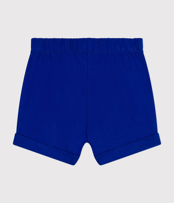 Baby-Shorts aus leichtem Jerseystoff blau SURF