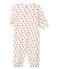 Kombi-Overall aus Rippstrick für Babys weiss MARSHMALLOW/rosa GRETEL/ MULTICO