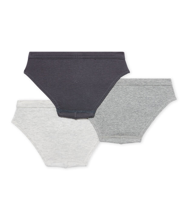 Einfarbige Jungen-Slips im 3er-Set SPECIAL LOT 99