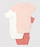 3er-Set Baby-Bodys aus Bio-Baumwolle variante 1