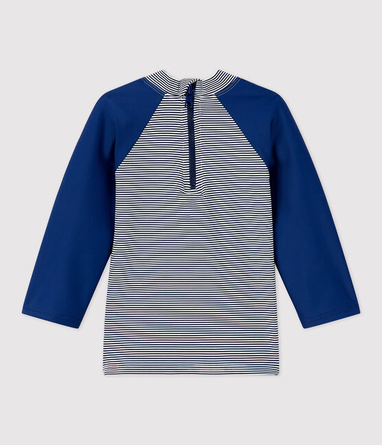 Anti-UV-T-Shirt aus recyceltem Material, für Babys blau MEDIEVAL/weiss MARSHMALLOW