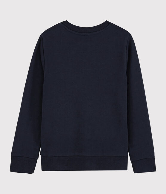 Kinder-Sweatshirt aus Molton für Jungen blau SMOKING