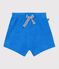 Baby-Shorts aus einfarbigem Frottee blau